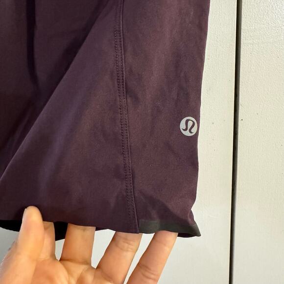 Lululemon Surge Shorts Brief Lined 7" Men’s Purple Pockets Size Medium - Picture 2 of 6